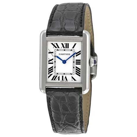 cartier tank solo small steel.